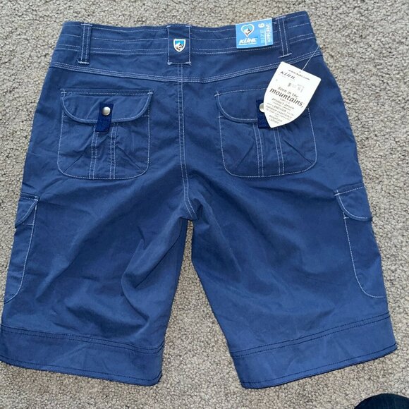 KUHL WOMEN'S SPLASH 11" CARGO SHORTS in BLUE DEPTHS - HIKING PANTS - NWT - 6 - Picture 5 of 11